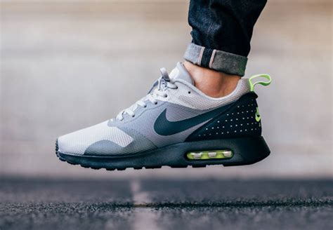 nike air max tavas schwarz silber grün